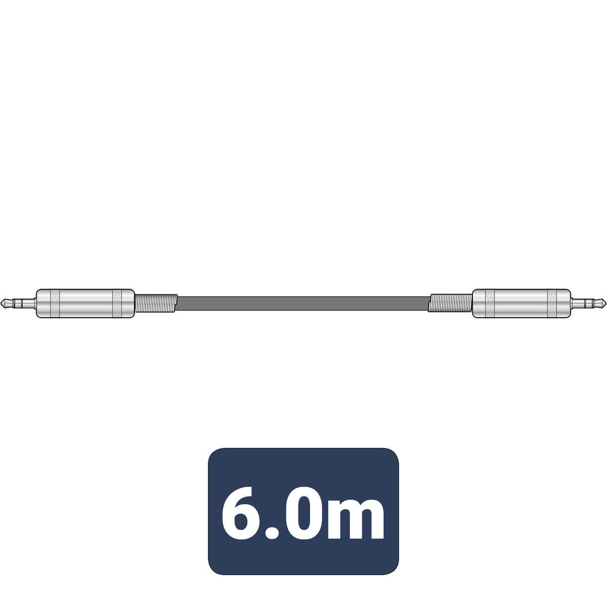 Classic Audio Lead 3.5mm Jack - 3.5mm Jack 6.0m