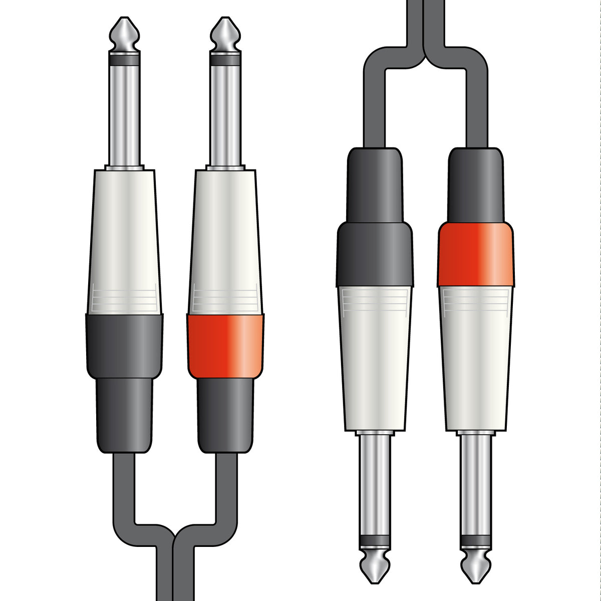 Classic Audio Lead 2 6.3mm Jack - 2 6.3mm Jack 3.0m