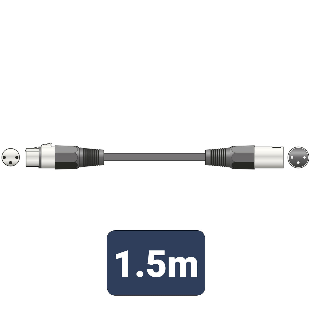 Essential Microphone Lead XLR 1.5m