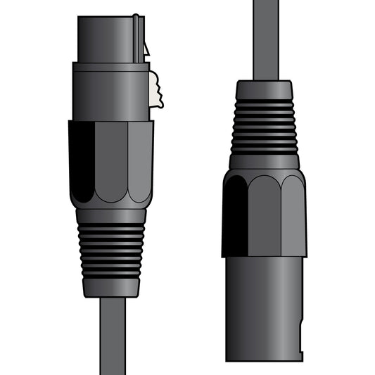 Classic Microphone Lead XLR Female - Male 1.5m Black