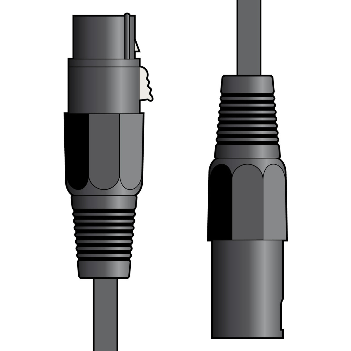Classic Microphone Lead XLR Female - Male 6.0m Black