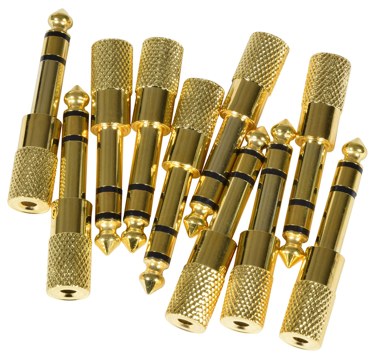 Adaptor 6.3mm Stereo Jack Plug - 3.5mm Stereo Jack Socket