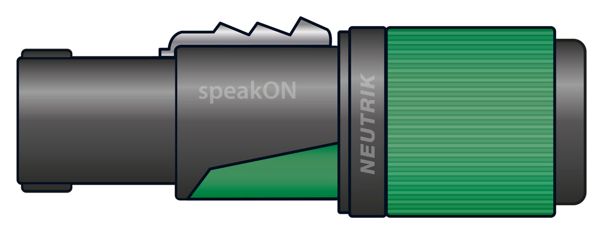 NL4FXX-W-S Speakon 4 Pole Plug