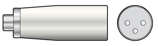 Adaptor RCA Phono Socket - XLR Male