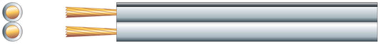 Heavy Duty Fig 8 Speaker Cable, 2 x (79 x 0.18mmØ)