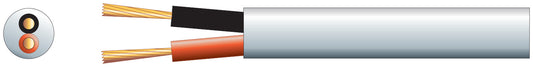 100V Line Speaker Cable, 2 x 2.01mm 100m