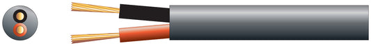 Hi Flex Double Insulated Speaker cable, 2 x (79 x 0.2mmØ) Black