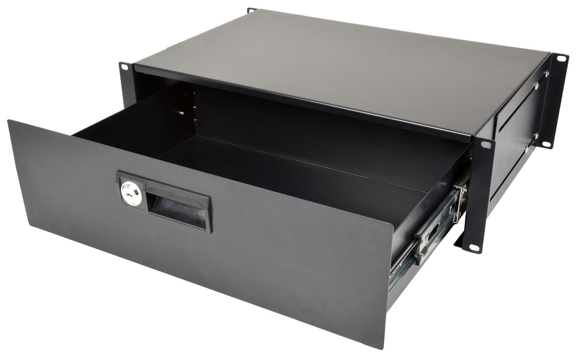 19" Lockable Rack Drawer Units