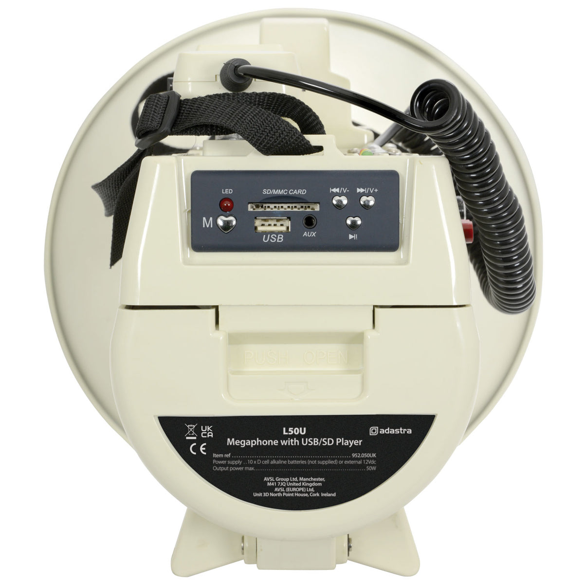 Megaphone with USB/SD Player