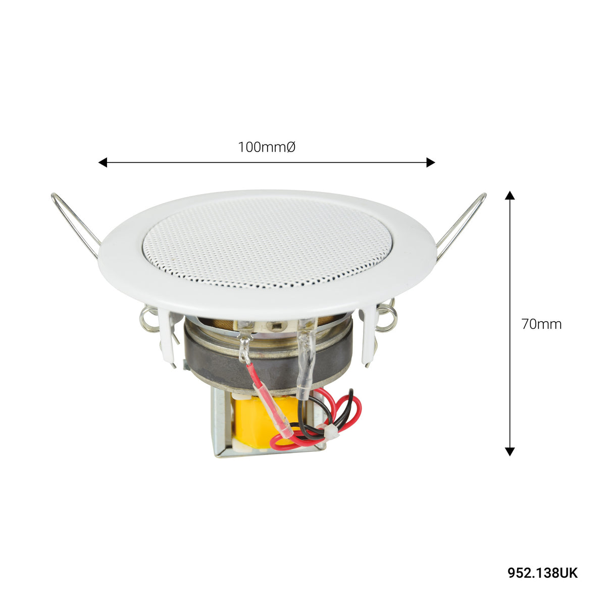 3" Metal Bathroom 100V Ceiling Speaker