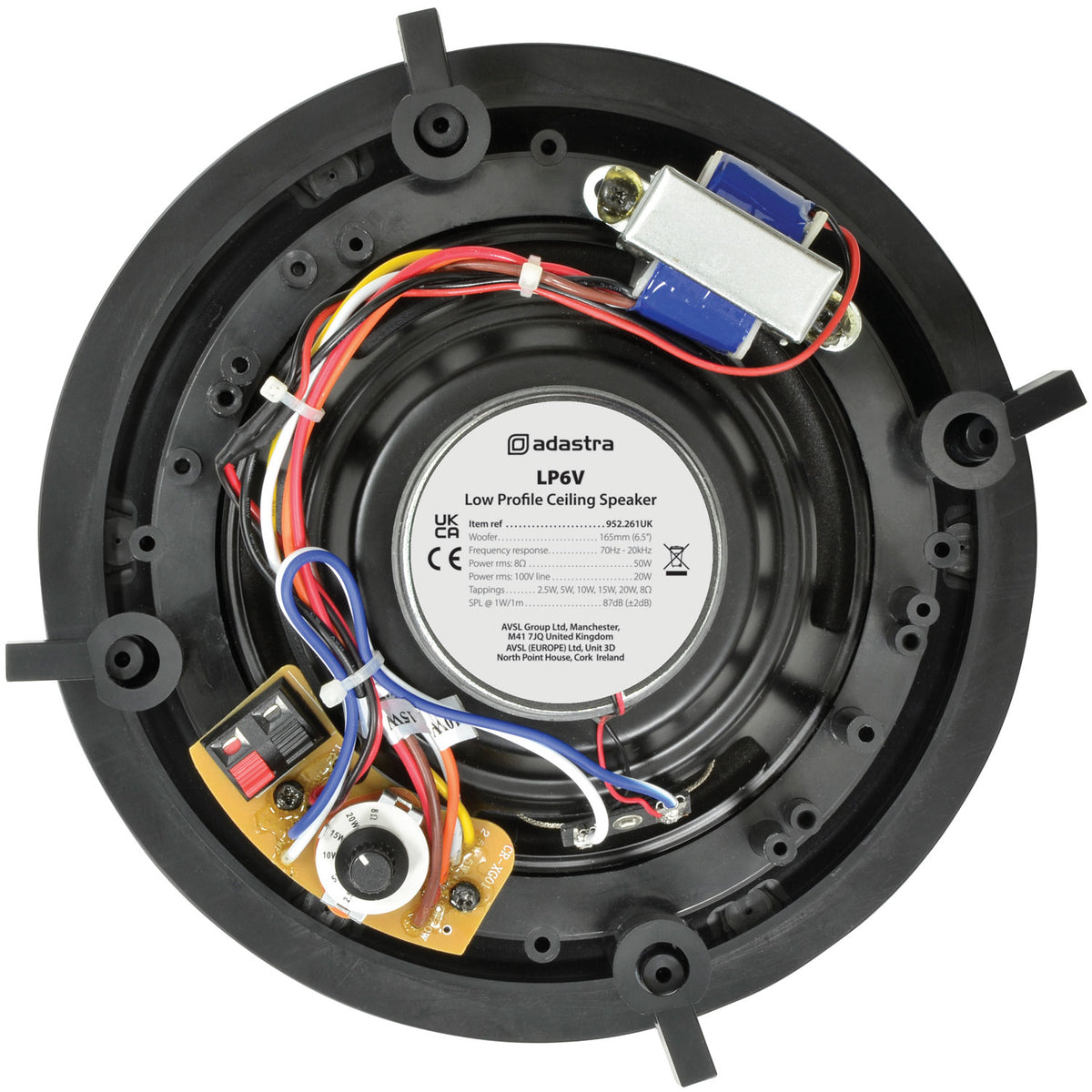 2 Way Low Profile 100V Line Ceiling Speakers