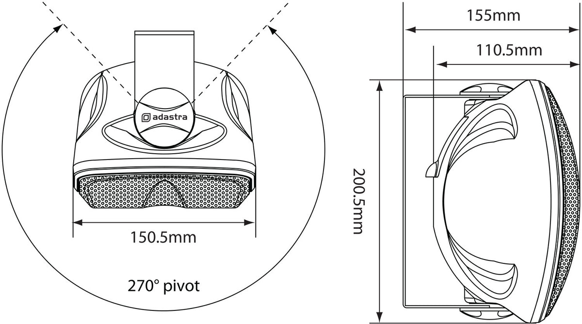 FC Series Compact Background Speakers