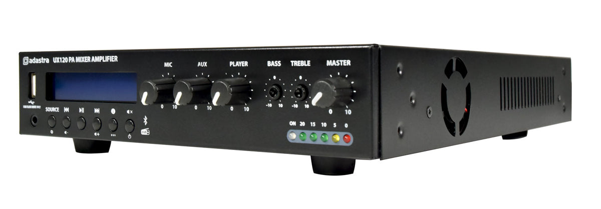 UX Series Compact 100V Mixer-Amplifiers
