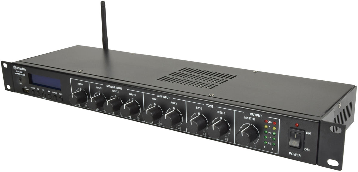 MM240 Mixer Amplifier 2 x 120W