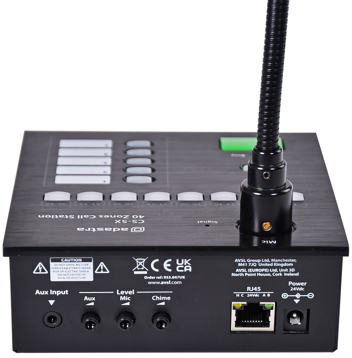 CS-5X Call Station for RX45 Audio Matrix