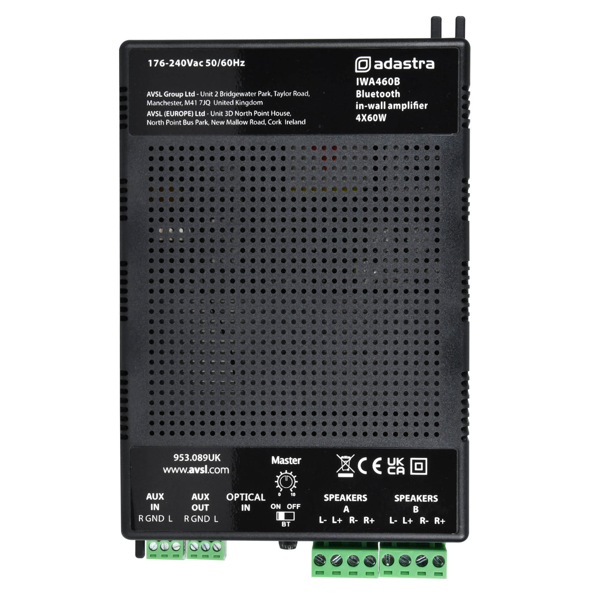 IWA In-Wall Amplifiers with Bluetooth