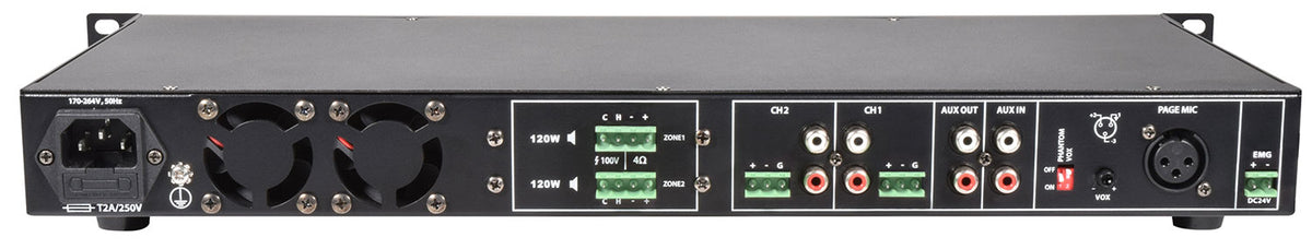 RMS-series Multi Zone 100V Amplifiers