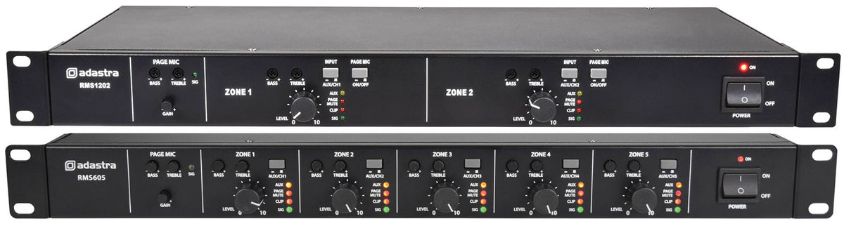 RMS-series Multi Zone 100V Amplifiers