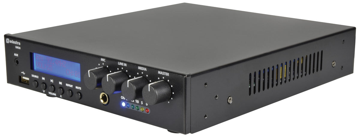 UM Series Ultra Compact Mixer-Amplifiers 100V