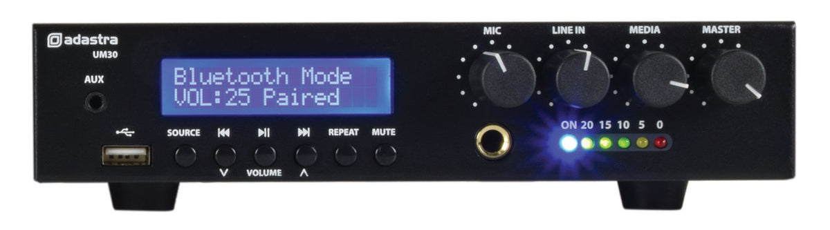 UM Series Ultra Compact Mixer-Amplifiers 100V