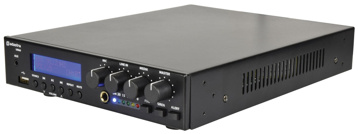 UM Series Ultra Compact Mixer-Amplifiers 100V