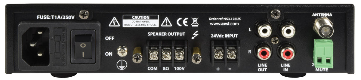 UM Series Ultra Compact Mixer-Amplifiers 100V