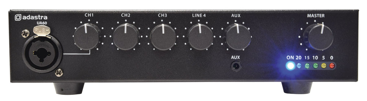 UA Series Compact 100V Mixer-Amplifiers