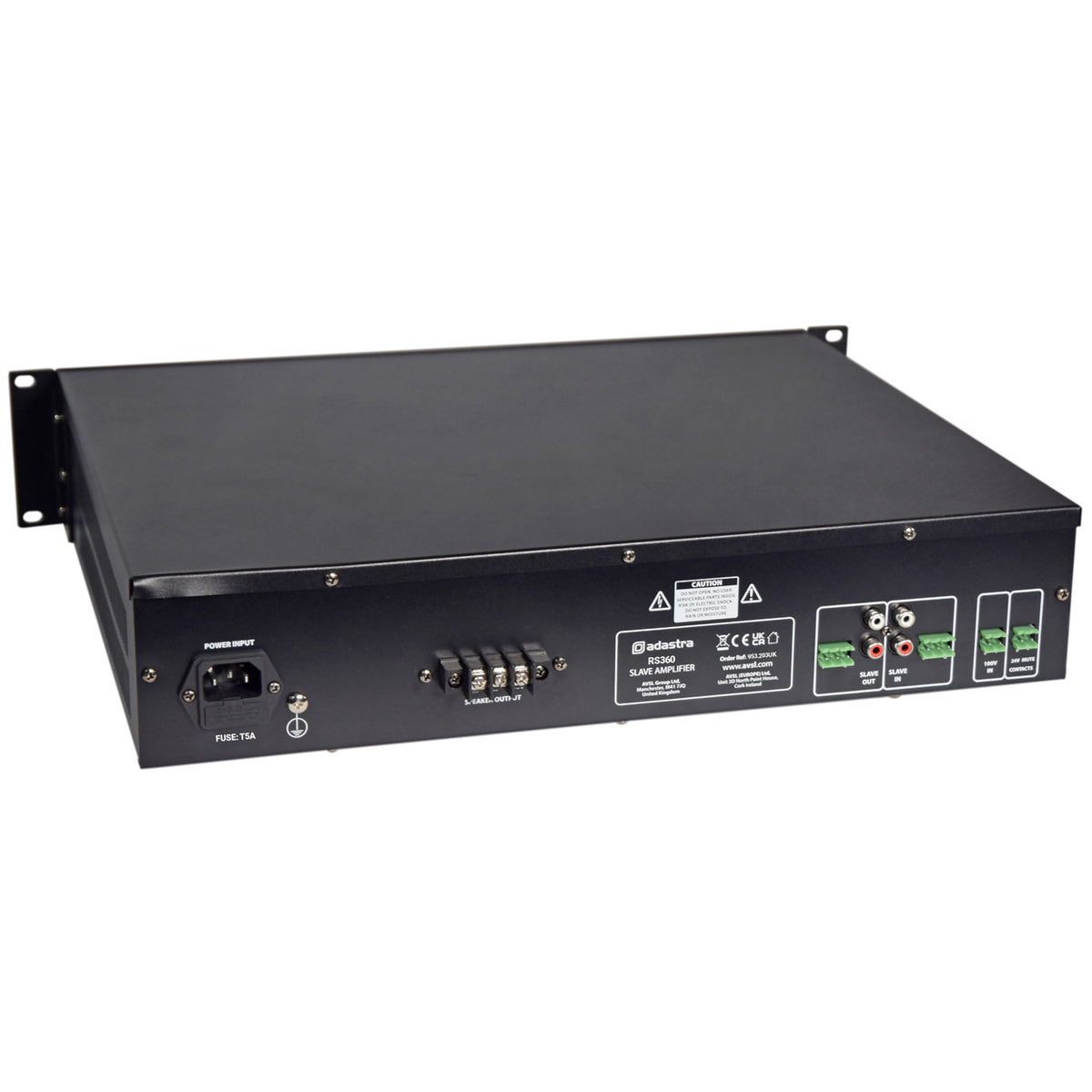 RS Series 100V Line Slave Amplifiers