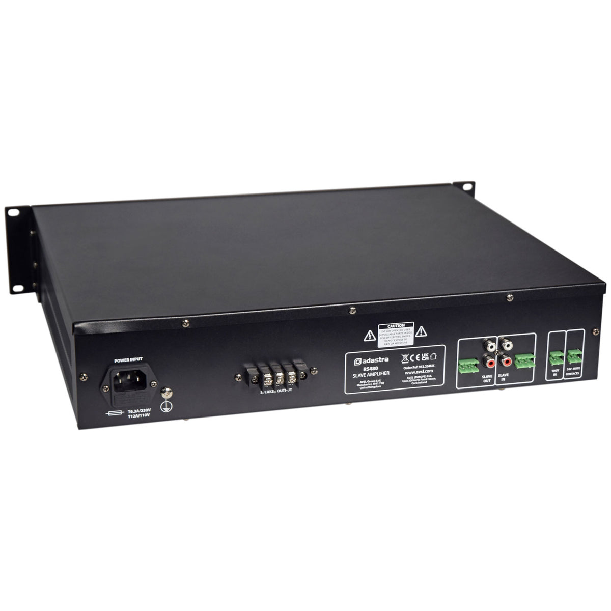 RS Series 100V Line Slave Amplifiers