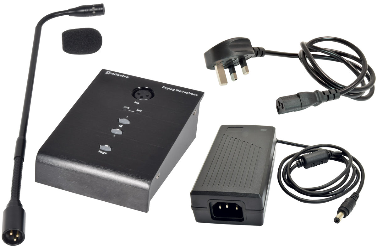 COM230 Paging Station with 2-zone Amplifier