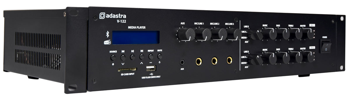 V-series Dual Zone 100V Mixer-Amplifiers