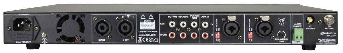 RMC-2150 Stereo Mixer-Amp with CD/USB/DAB+/BT