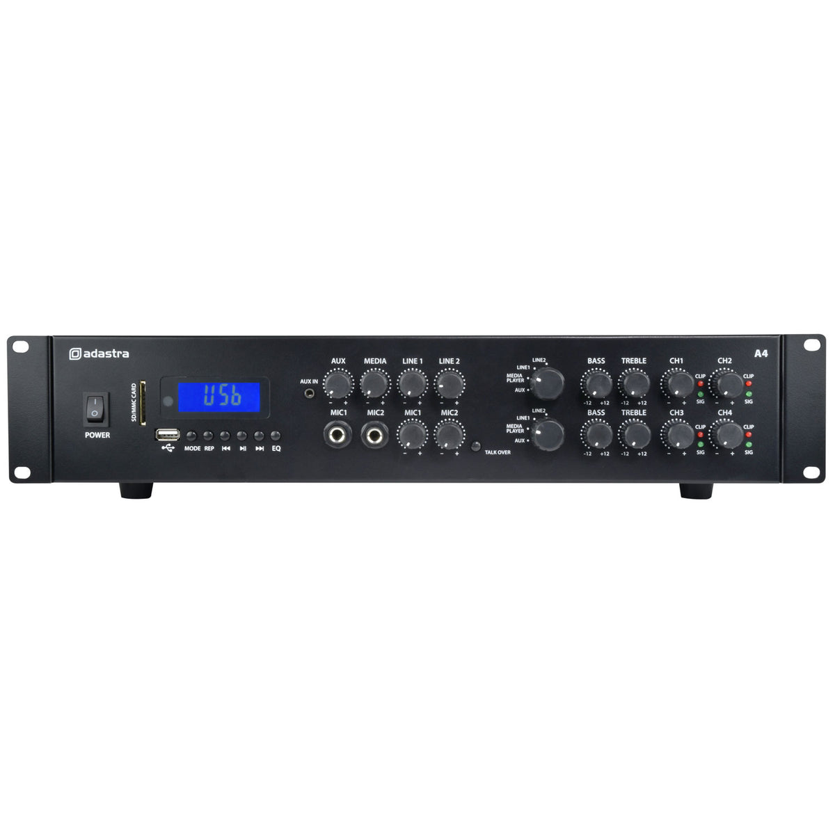 A4 Dual Stereo PA Amplifier