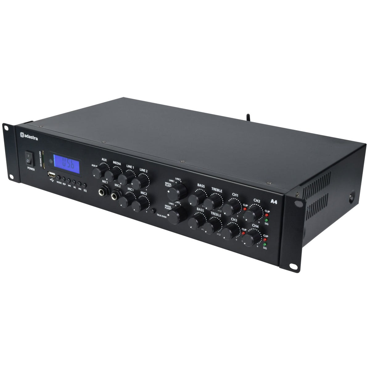 A4 Dual Stereo PA Amplifier