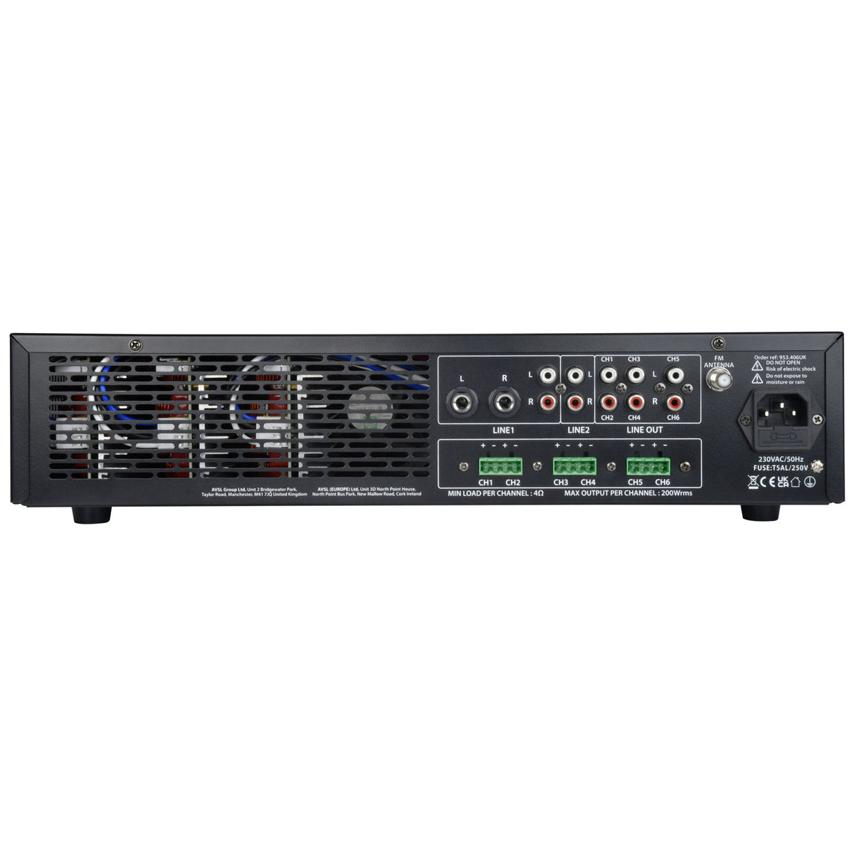 A-series Multi Zone Stereo Amplifiers