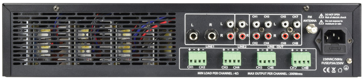 A-series Multi Zone Stereo Amplifiers