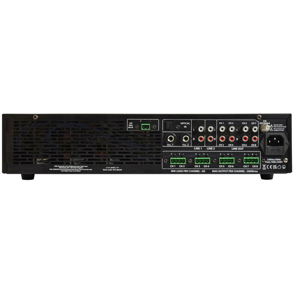A-series Commercial Mixer-amplifiers