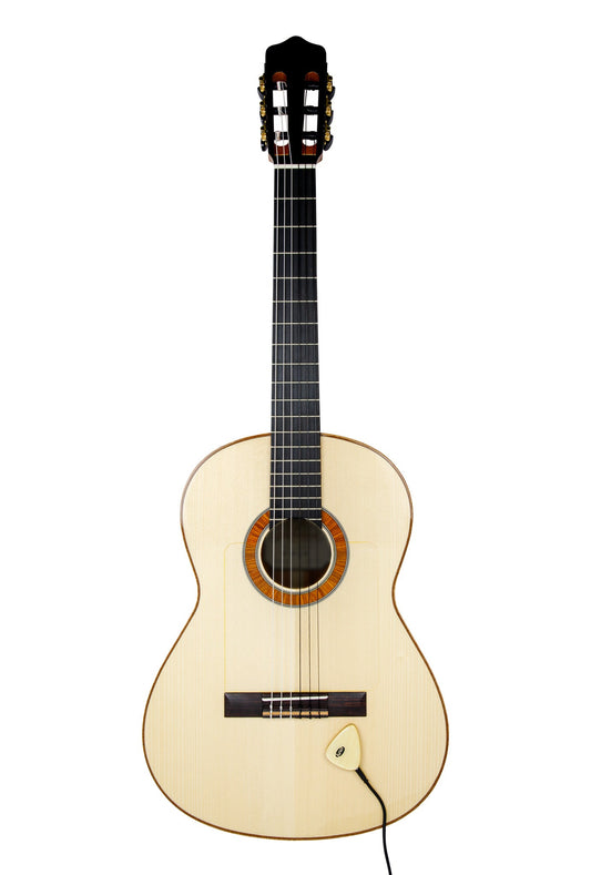 KNA AP-1 surface-mounted pickup installed on a guitar