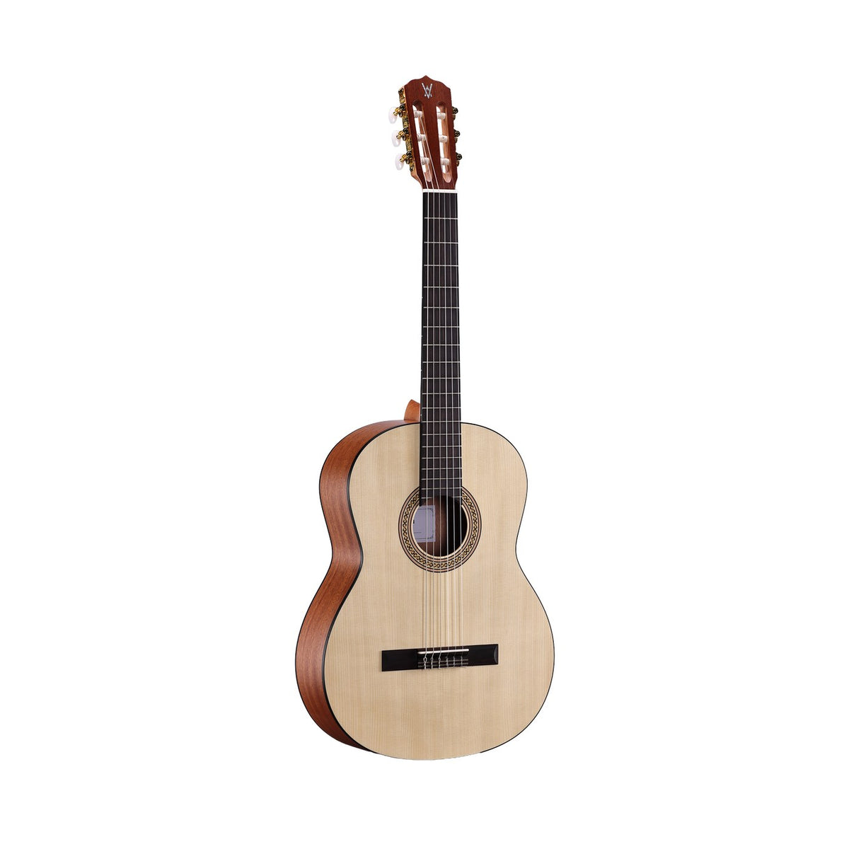 Vedra Model 1 Classical Nylon-String Guitar – Natural Gloss, front view