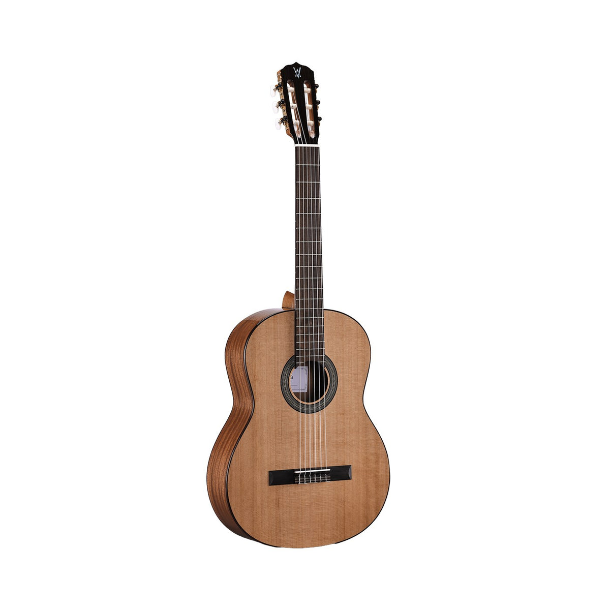 Vedra Model 3 Solid Cedar Classical Nylon-String Guitar – Natural Gloss, front view