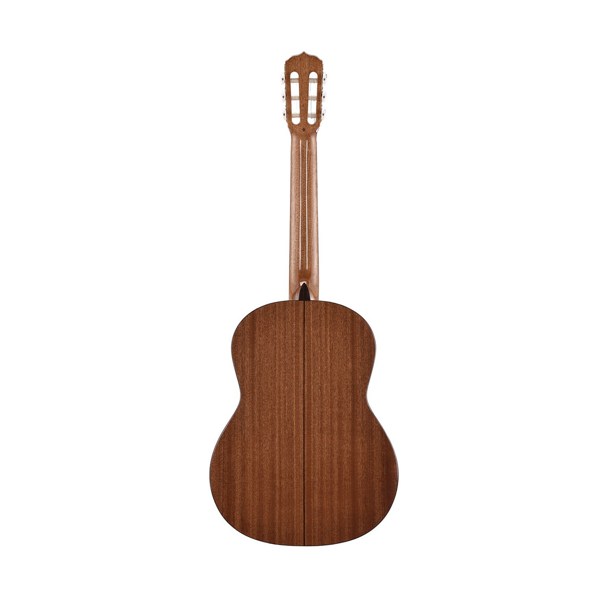 Vedra Model 3CT Solid Cedar Thinline Cutaway Electro-Classical Guitar – Natural Gloss, rear view