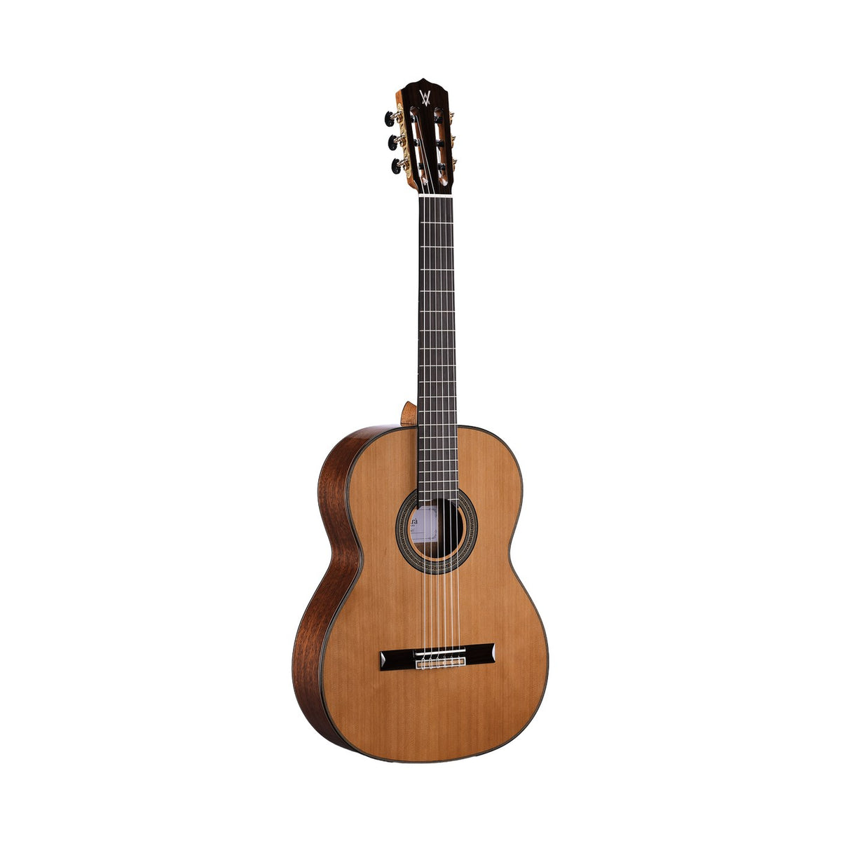 Vedra Model 7 Solid Cedar and Solid Mahogany Classical Nylon-String Guitar – Natural Gloss, front view