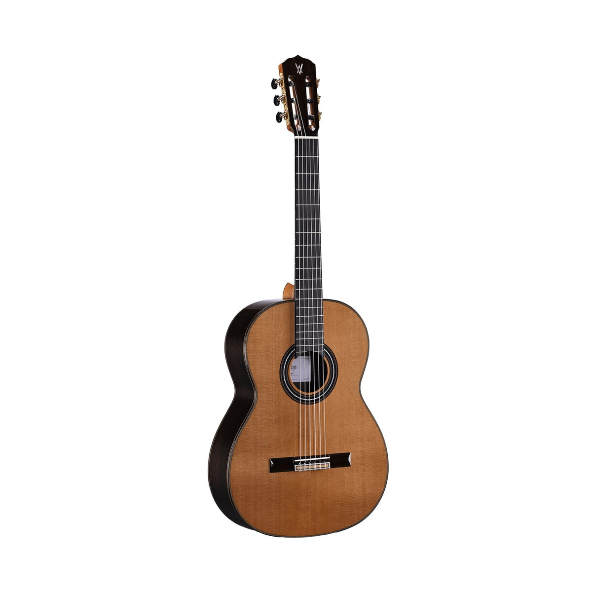 Vedra Model 8 Solid Cedar and Solid Rosewood Classical Nylon-String Guitar – Natural Gloss, front view