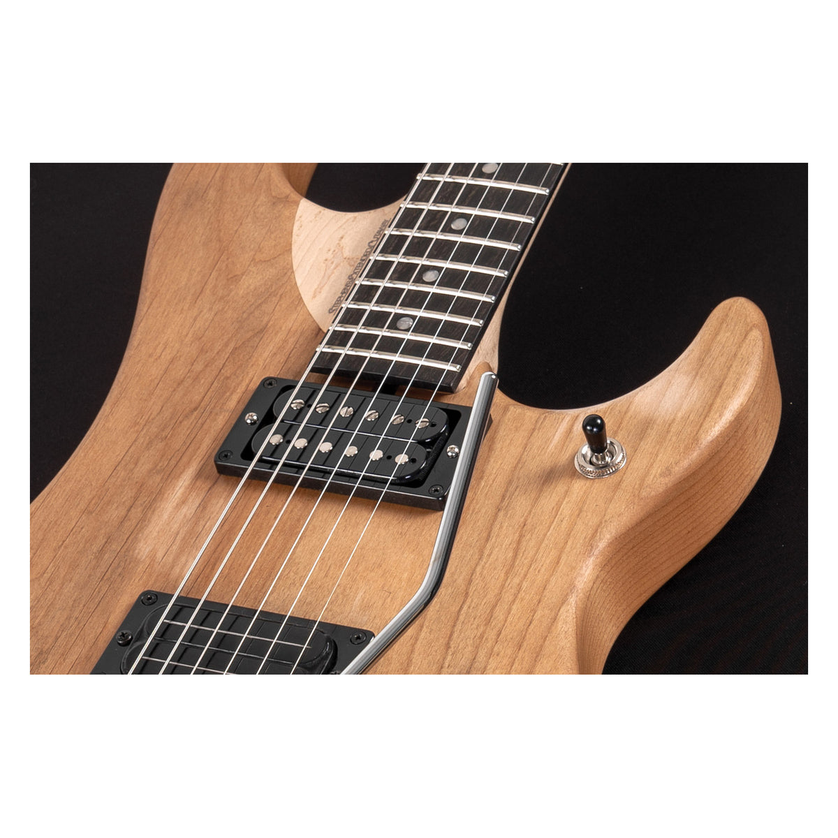 Washburn 4N Nuno Bettencourt USA Electric Guitar – Natural Distressed – detail view 2