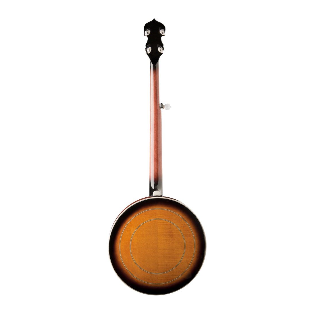 Washburn B16 Americana 5-String Banjo with Hard Case – Tobacco Sunburst – rear view