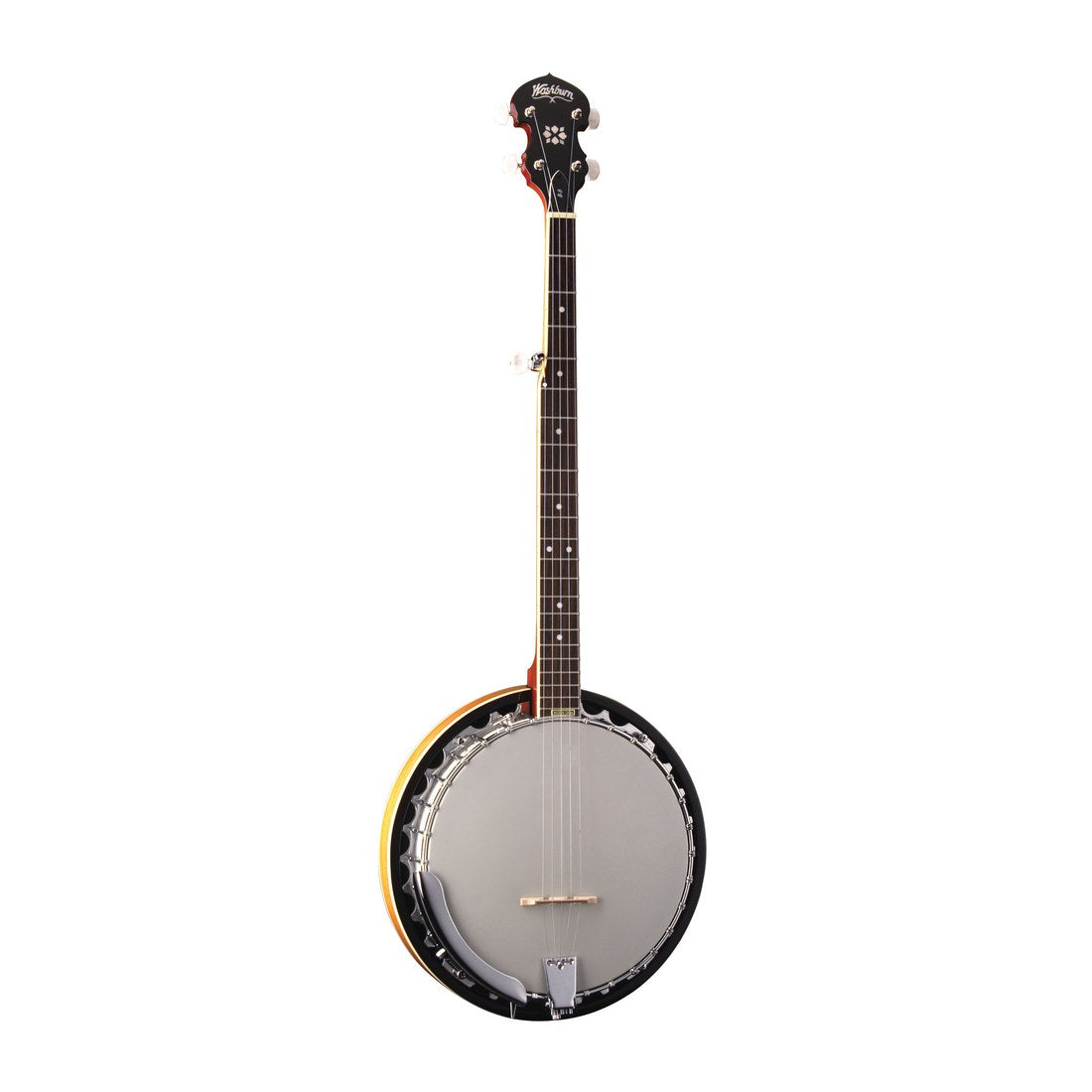 Washburn B9 Americana 5-String Banjo – Sunburst Gloss – full instrument view