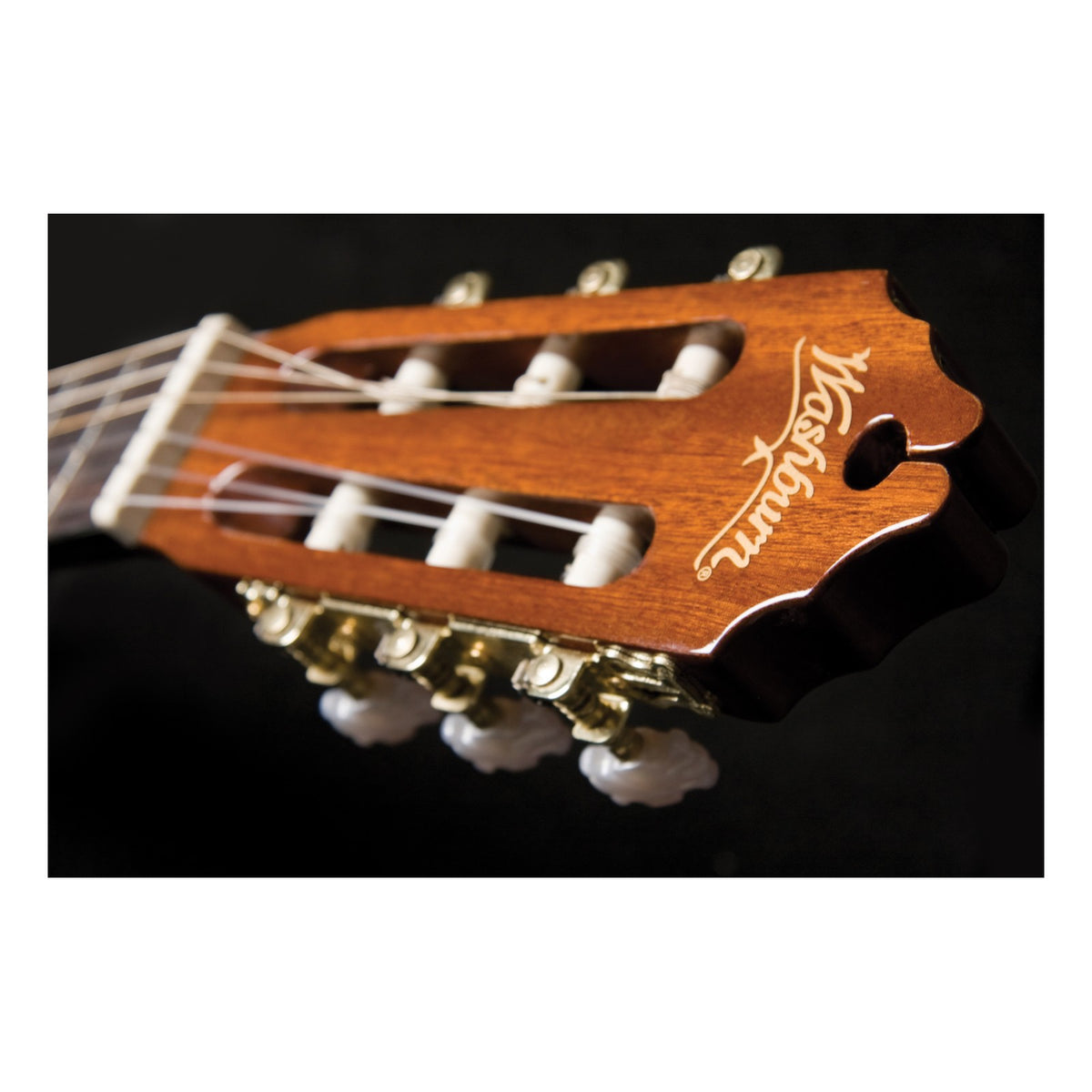 Washburn C5CE Classical Cutaway Nylon-String Acoustic-Electric Guitar – Natural – detail or alternate view 2