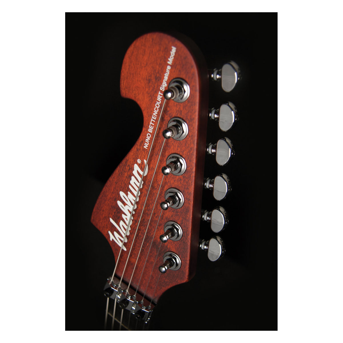 Washburn N24 Nuno Bettencourt Vintage Padauk Electric Guitar – Padauk Vintage Matte – detail view 1