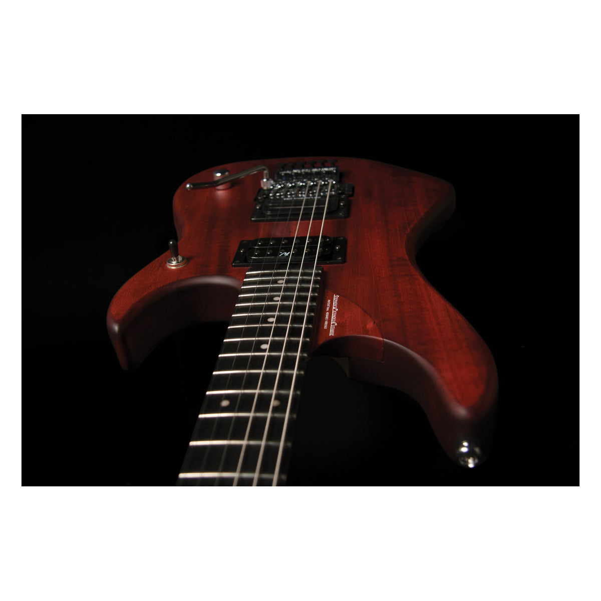 Washburn N24 Nuno Bettencourt Vintage Padauk Electric Guitar – Padauk Vintage Matte – detail view 2
