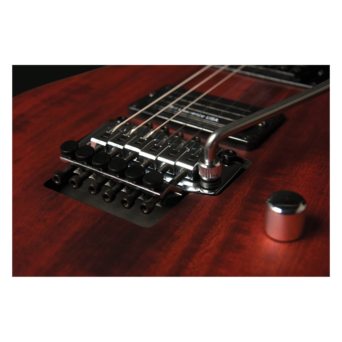 Washburn N24 Nuno Bettencourt Vintage Padauk Electric Guitar – Padauk Vintage Matte – detail view 3